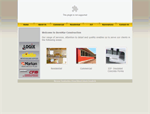 Tablet Screenshot of bernmarconstruction.com